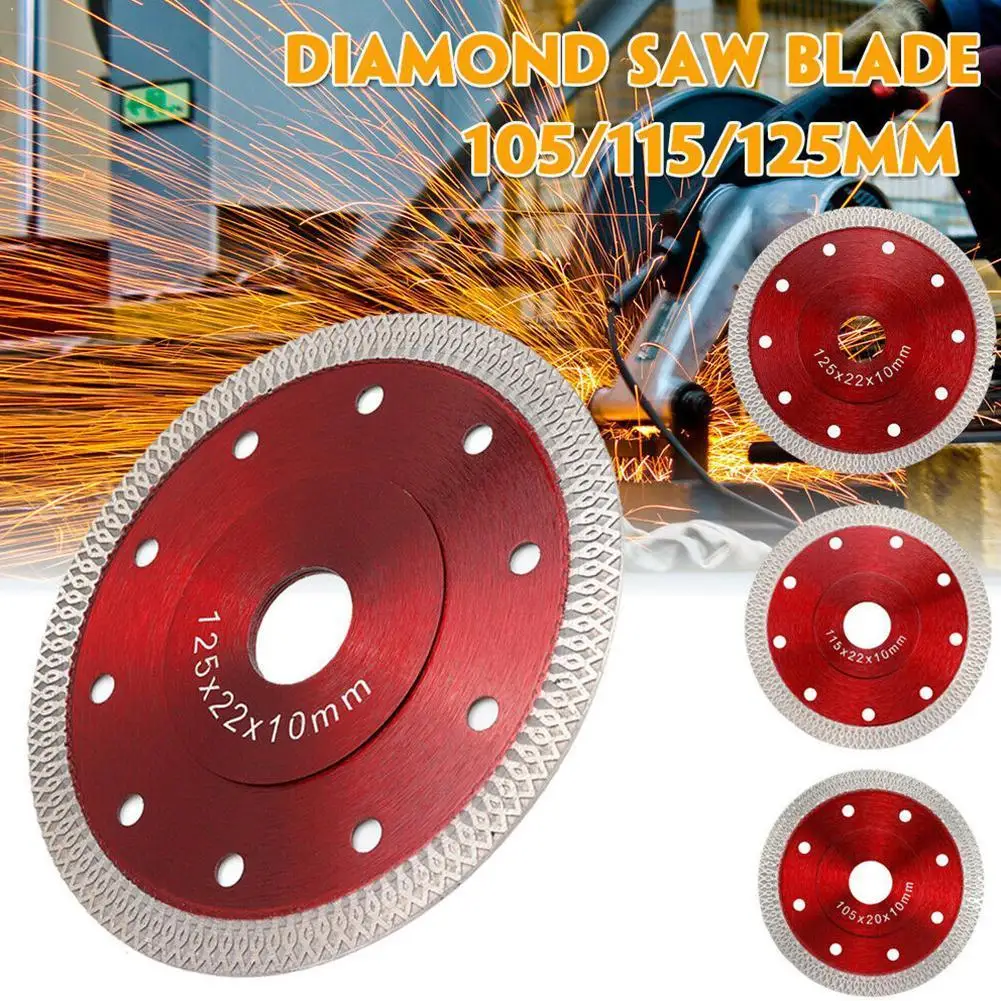 

105/115mm/125mm Diamond Cutting Hot Pressed Sintered Turbo Blade Cutting Tile Dry Cutting Porcelain Disc Ceramic Saw Wet Me M6Z6
