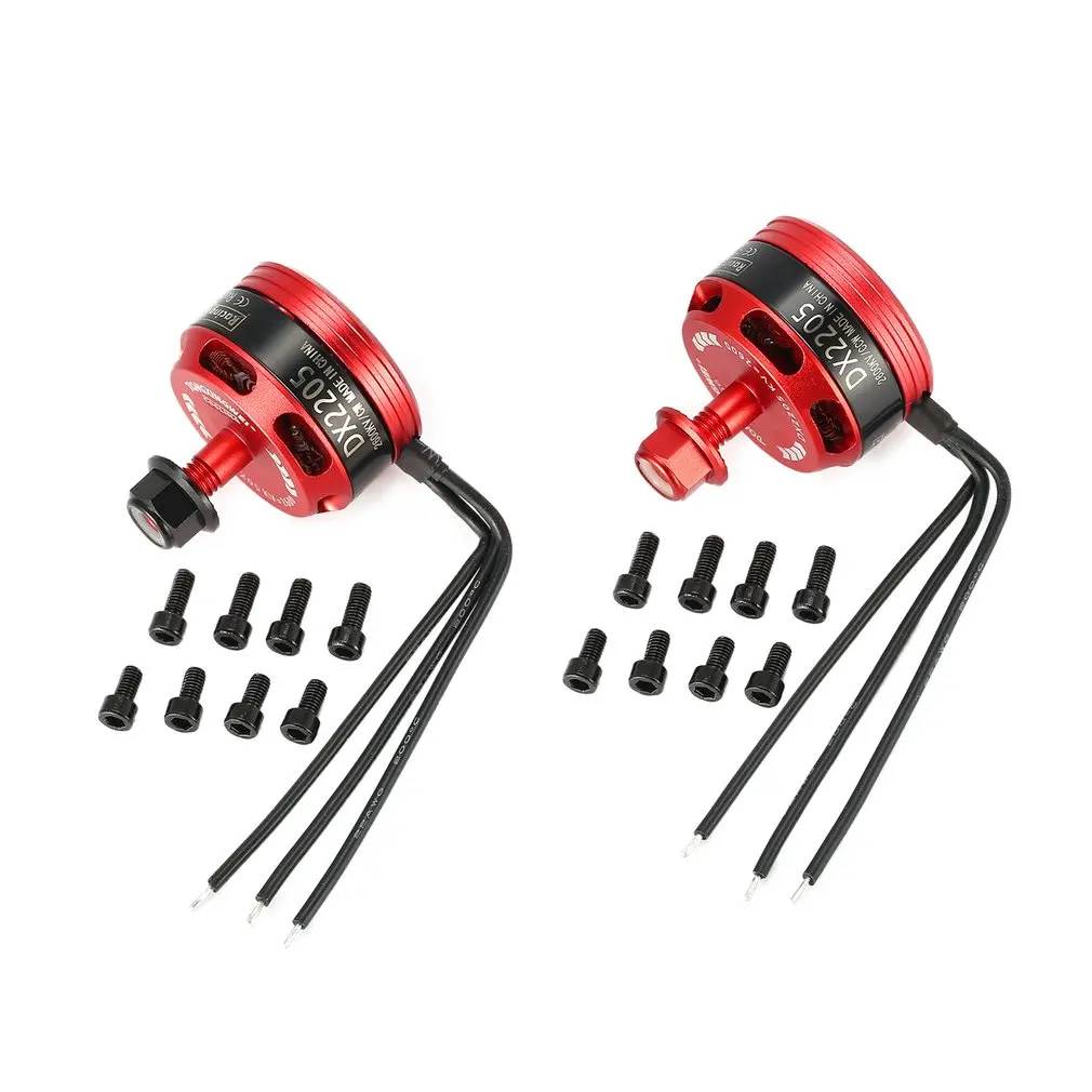 

2Pcs DX2205 2205 2600KV 2-4S CW/CCW Brushless Motor for QAV250 Wizard X220 280 RC FPV Drone Airplane Helicopter Multicopter