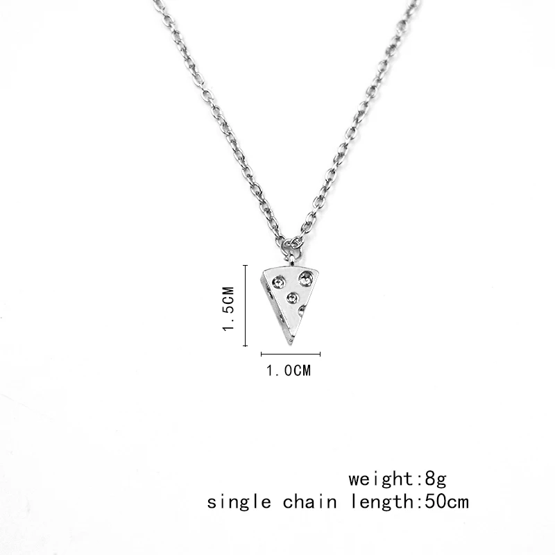 8 шт./компл. 3D маленький золотой тон кулон для пиццы изысканное минималистичное