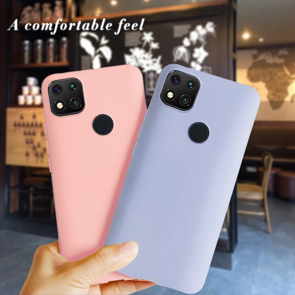 For Redmi 9C NFC 9 C Redmi9c Case Soft TPU Case For Xiaomi Redmi 9C Redmi9c NFC Candy Cover Coque For Redmi 9C 9 C NFC Shell