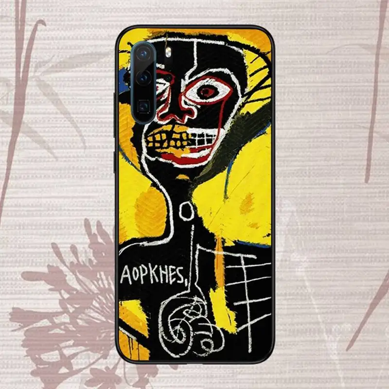 

Jean Michel Basquiat Graffiti Art Phone Case For Huawei P20 P30 P40 lite Pro P Smart 2019 Mate 10 20 Lite Pro Nova 5t