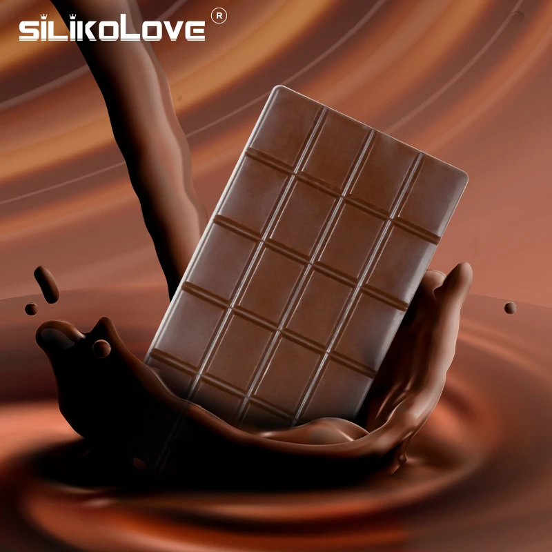 Силиконовые квадратные формы SILIKOLOVE для выпечки шоколада 3d торта высокое