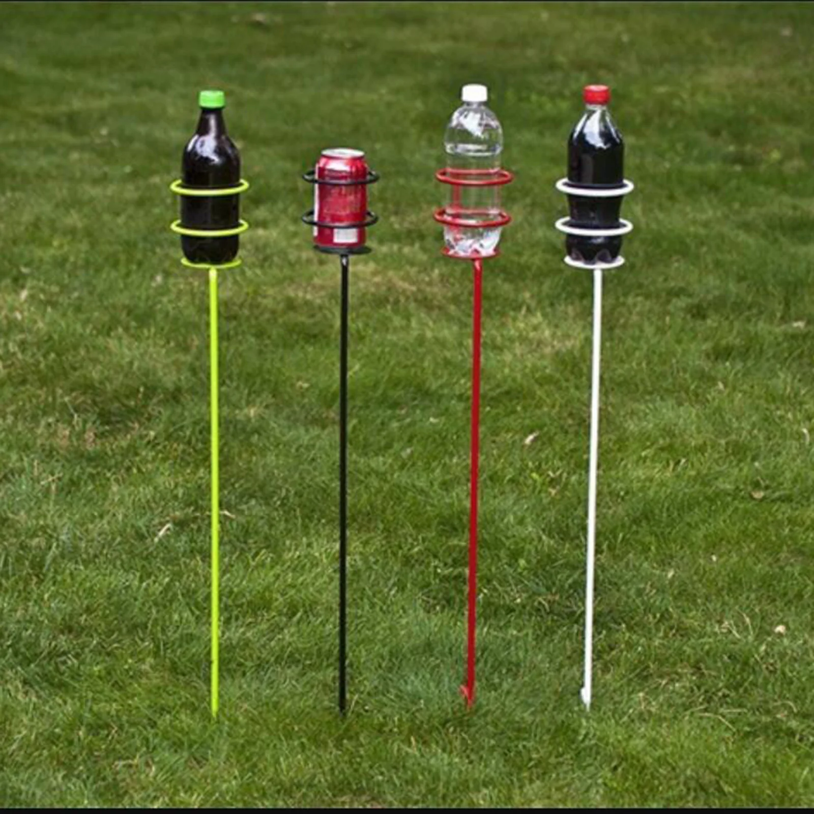 

Universal Beverage Drink Holder Stake for Beach Picnics Tailgating Camping