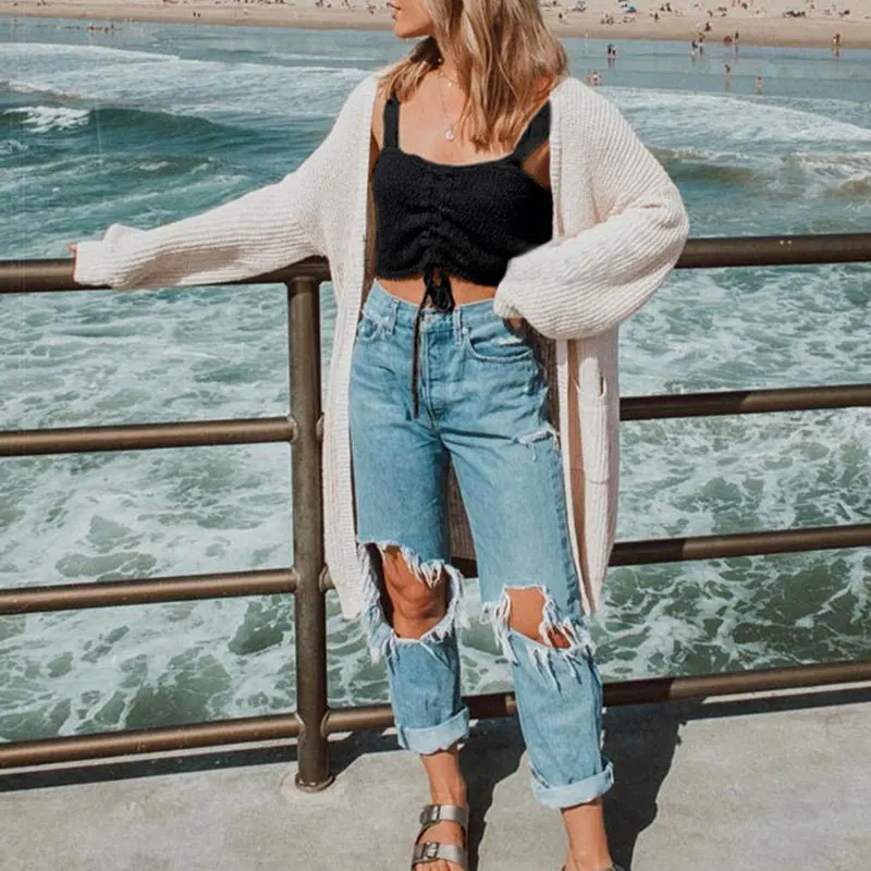 

Beach Skirt Ladies Swimwear Fashion Sweater Short Summer Solid Color Camisole Short Strap Short Vest on Street Beach Vacation