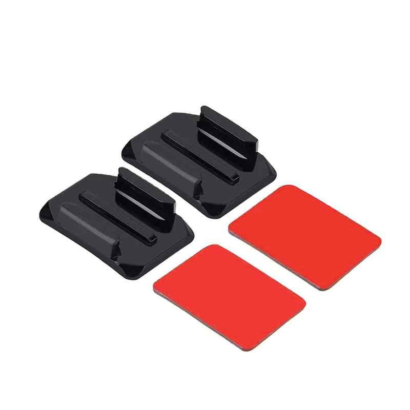 

2set action camera Helmet Curved adhesive mount Surface Sticker for gopro Heros 10 9 8 7 6 5 4 3 2 1 SJCAM Yi Dji Osmo