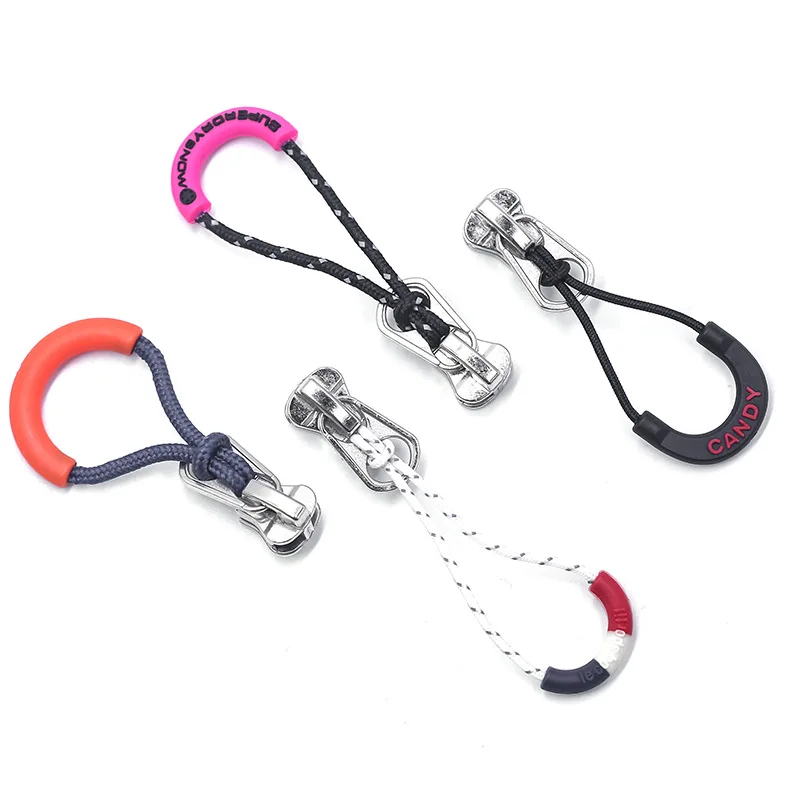 10 шт./компл. спортивная одежда пластиковая молния съемник багажная веревка u