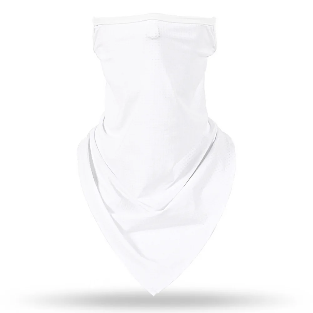 

New explosion of solid color outdoor sports sun protection riding triangle towel multi-functional dust mask neck spot.
