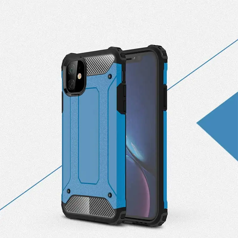 Luxury Shockproof Armor Phone Case On The For IPhone XS 11 Pro Max X XR 6 6s 7 8 Plus Soft Silicone Original Back Coque |