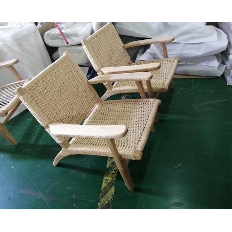 

Designer Rattan cane Chair Simple Balcony Wood Leisure stools Household Nordic Single Sofa Backrest coffee Chairs