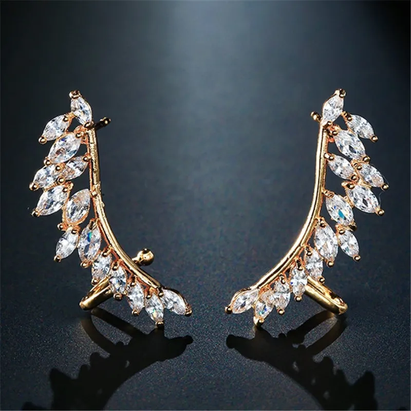 Fashion AAA Cubic Zirconia Earrings New Ear Studs for Women Eardrop CZ Charm Jewelry 02L46 | Украшения и аксессуары