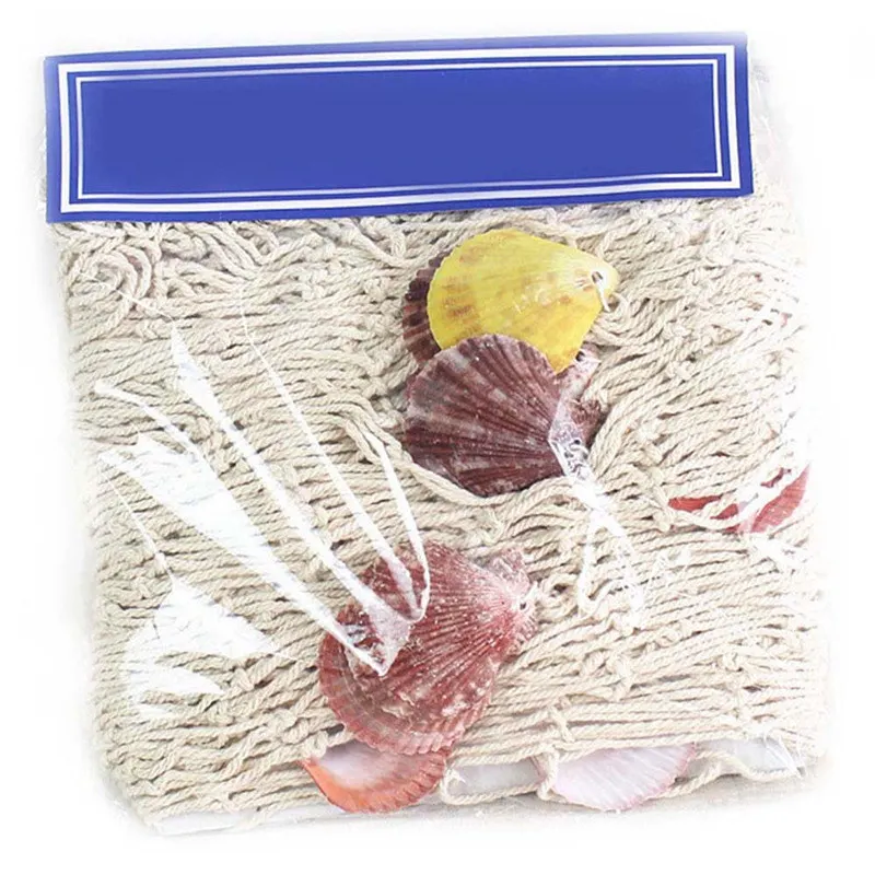 Mediterranean Decorative Fishing Nets With Shells Home Wall Handmade Photo | Дом и сад