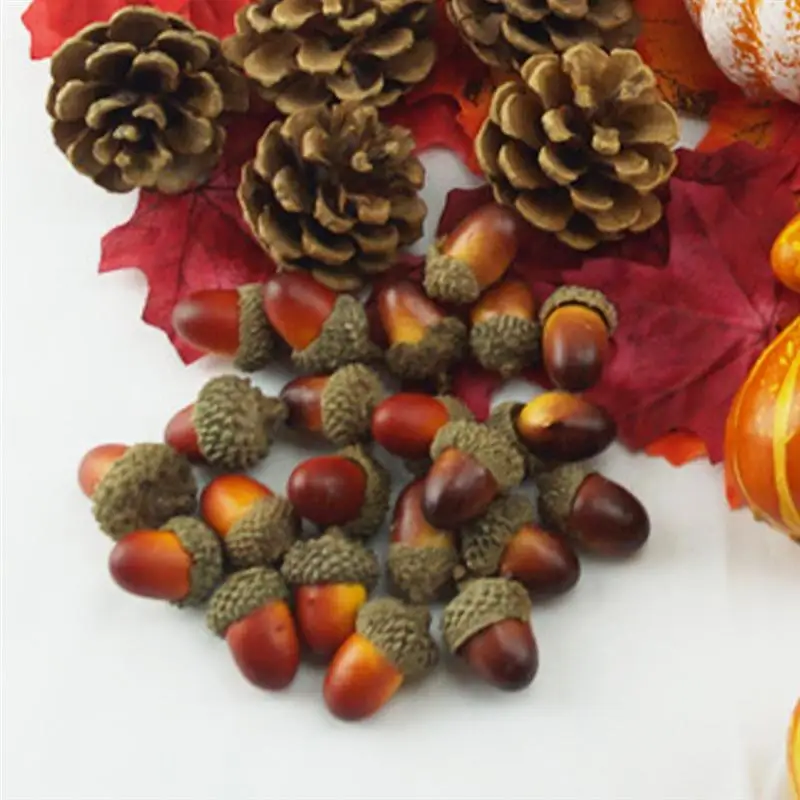 Сделай Сам Хэллоуин украшение искусственный Тыква клен поддельный лист