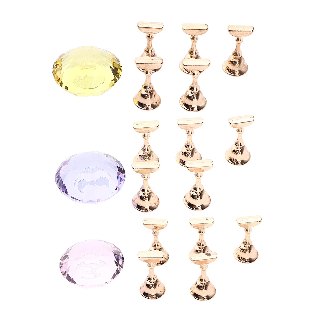 

1 Set Nail Art Tip Stand Holder Base For Manicure Practice Display DIY