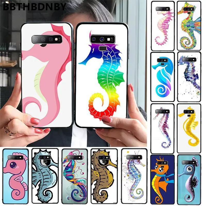 Чехол для телефона Seahorse Smart Cover черный мягкий чехол samsung S9 plus S6 edge S7 S8 S10