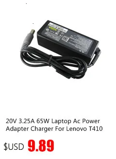 20 в 3.25A 65 Вт адаптер питания зарядное устройство для lenovo X1 Carbon G400 G500 G505 G405 YOGA 13 с США Великобритании ЕС AU 4 вилки