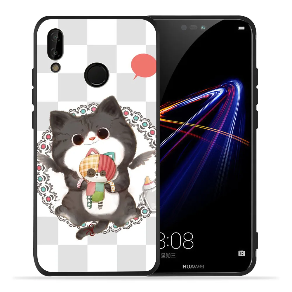 Чехол накладка с котенком для Huawei Mate 30 Pro 10 20 Note 8 9 Plus|Бамперы| |