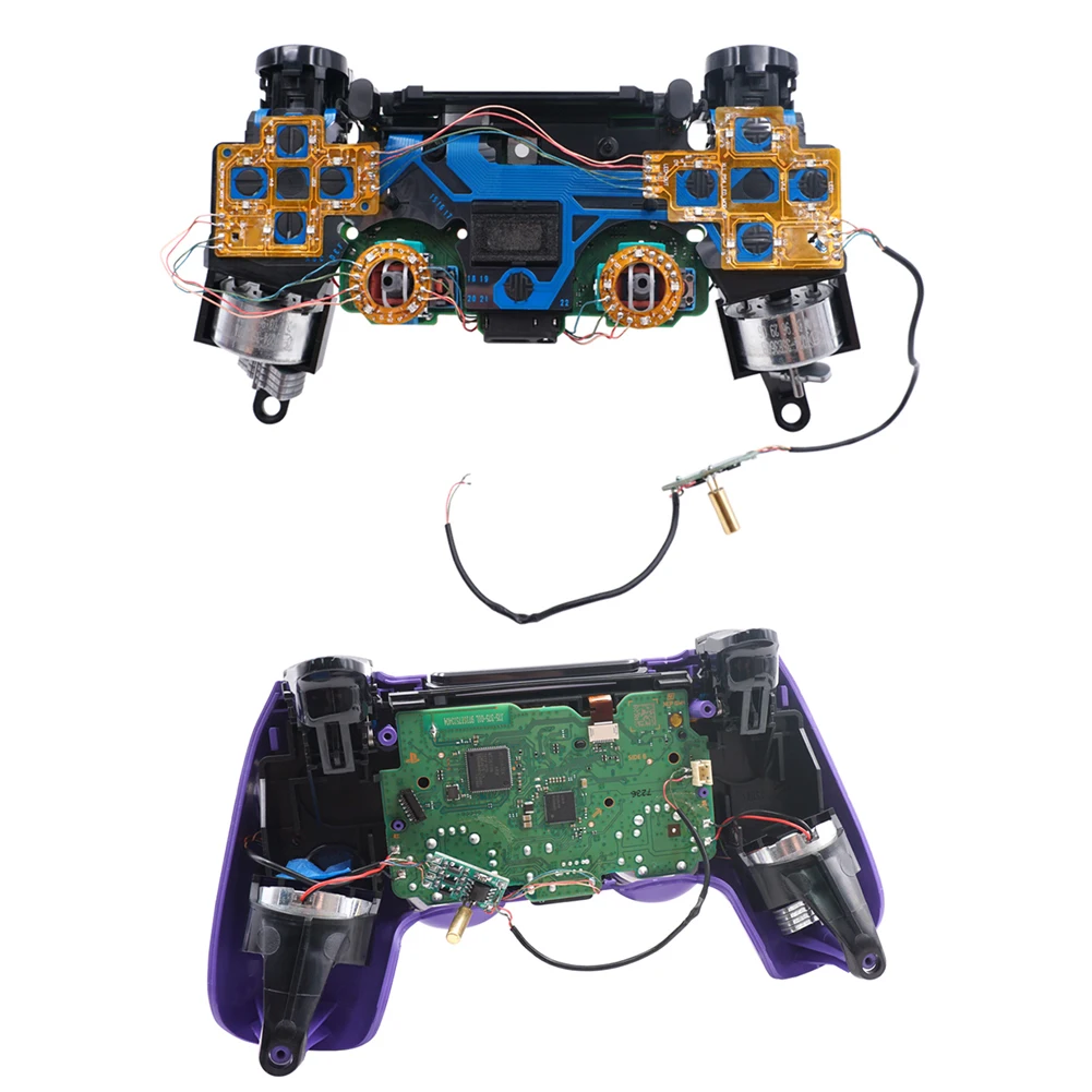 Многоцветная светящаяся D-pad L1 R1 R2 L2 триггер Thumbstick домашняя лицевая Кнопка DTFS (DTF 2 0)