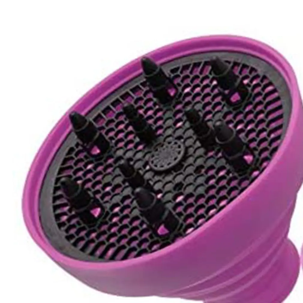 

Telescopic Folding Hair Dryer Large Interface Wind Hood Large Drying Hood Silicone Folding Styling Hood Hairdressing Tools