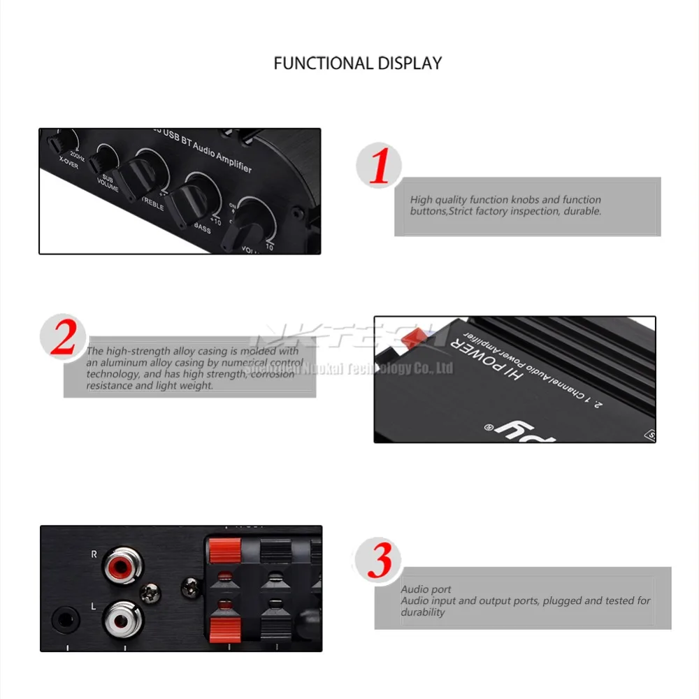 Lepy LP-168 Plus цифровой стерео аудио усилитель мощности HiFi Автомобильный плеер Bluetooth 2,1 канал IR 2x45 Вт 1x68 Вт USB MP3 MP4 DVD AMP