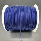 0,50,81,01,5 мм NavyBlue нейлоновый шнур, нить, китайский узел, макраме, шнур, браслет, плетеная веревка сделай сам, кисточки, Бисероплетение для Шамбала