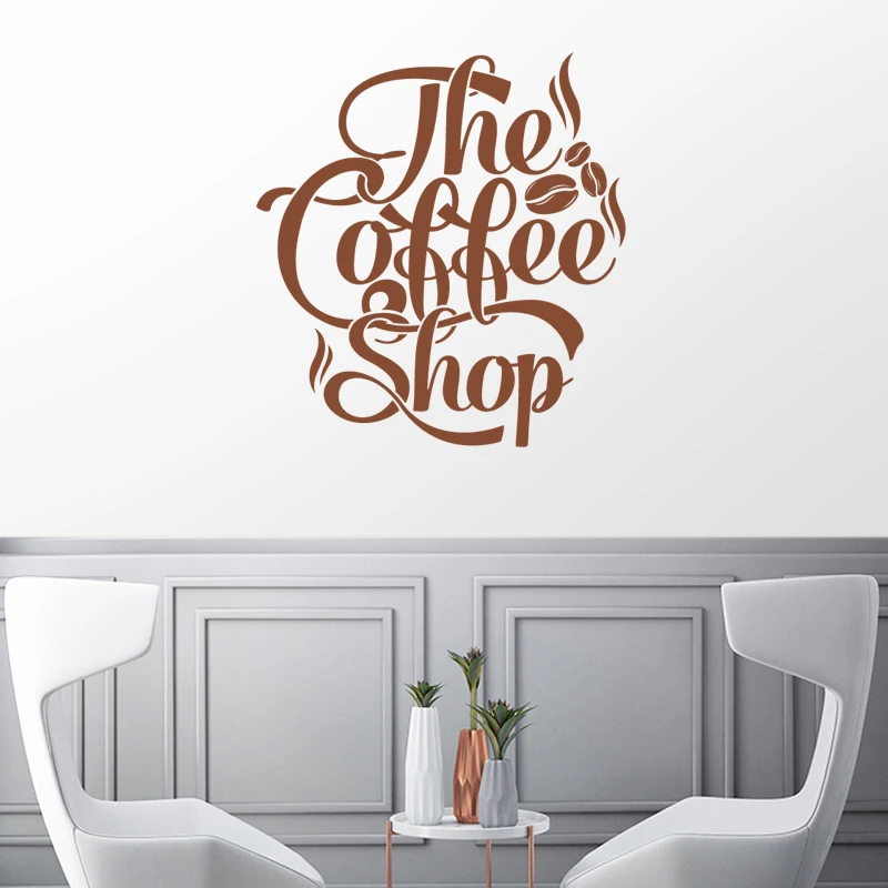 Наклейка в виде кофейни наклейка с молочным чаем постер на чашку для кафе