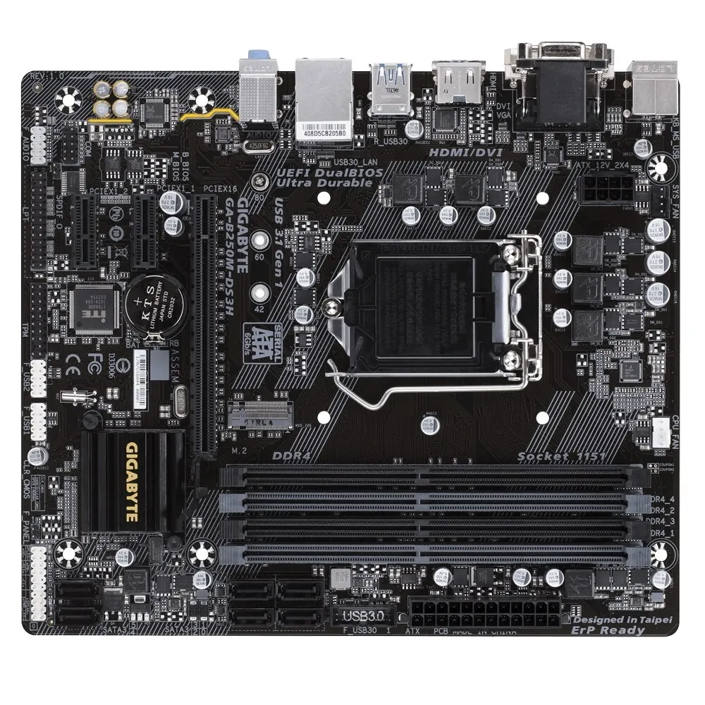 Материнская плата Gigabyte GA B250M DS3H|Материнские платы| |