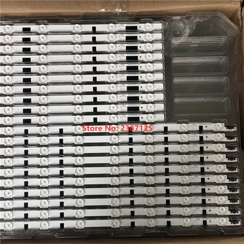20pcs LED strip 11+7Leds For Samsung 55 inch TV UA55F6400 UA55F6800 2013SVS55F D2GE-550SCB-R3 D2GE-550SCA-R3 UN55F6800 UE55F6170 | Лампы и