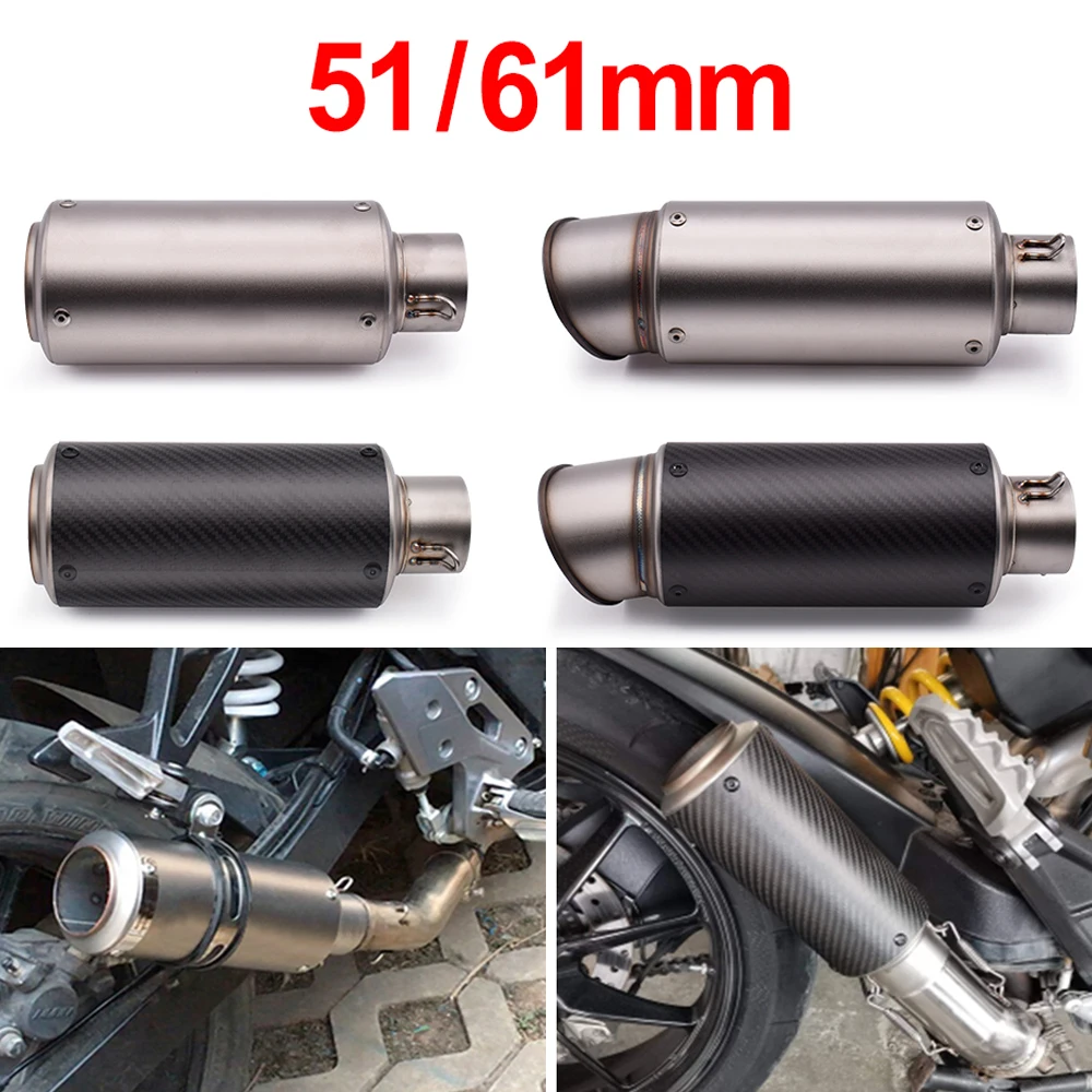 Для BMW C600 C650 Sport C650GT C400GT S1000RR универсальная 51 мм 61 Модифицированная выхлопная труба