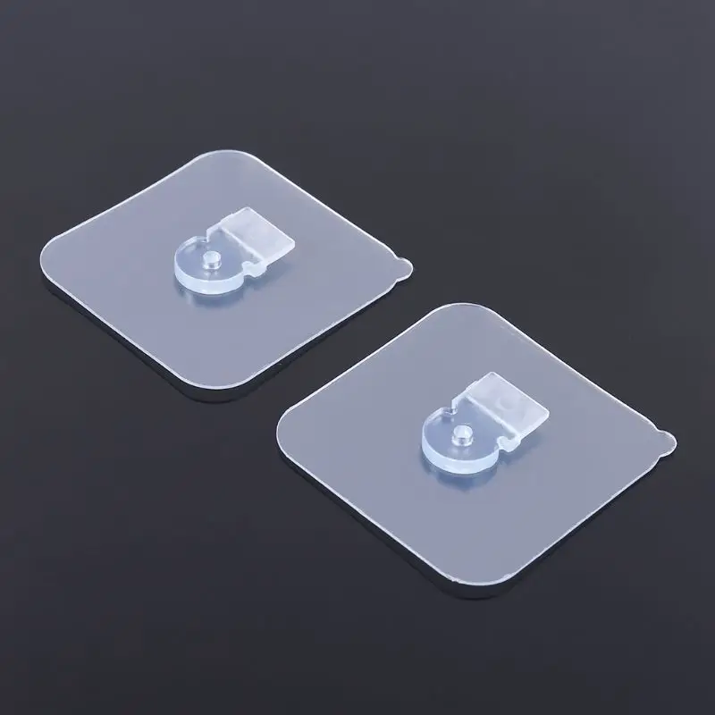 2 шт сверхмощный бесшовный самоклеющийся крючок настенная вешалка висячий