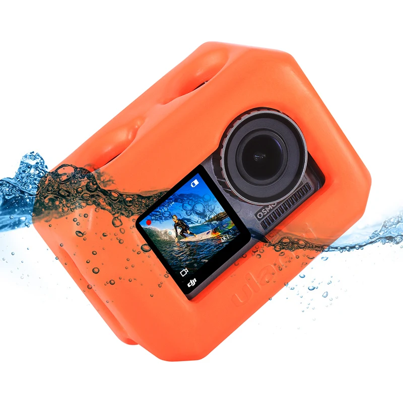 Чехол Ulanzi для Dji Osmo Action плавающий оранжевый чехол с рисунком серфинга катания на