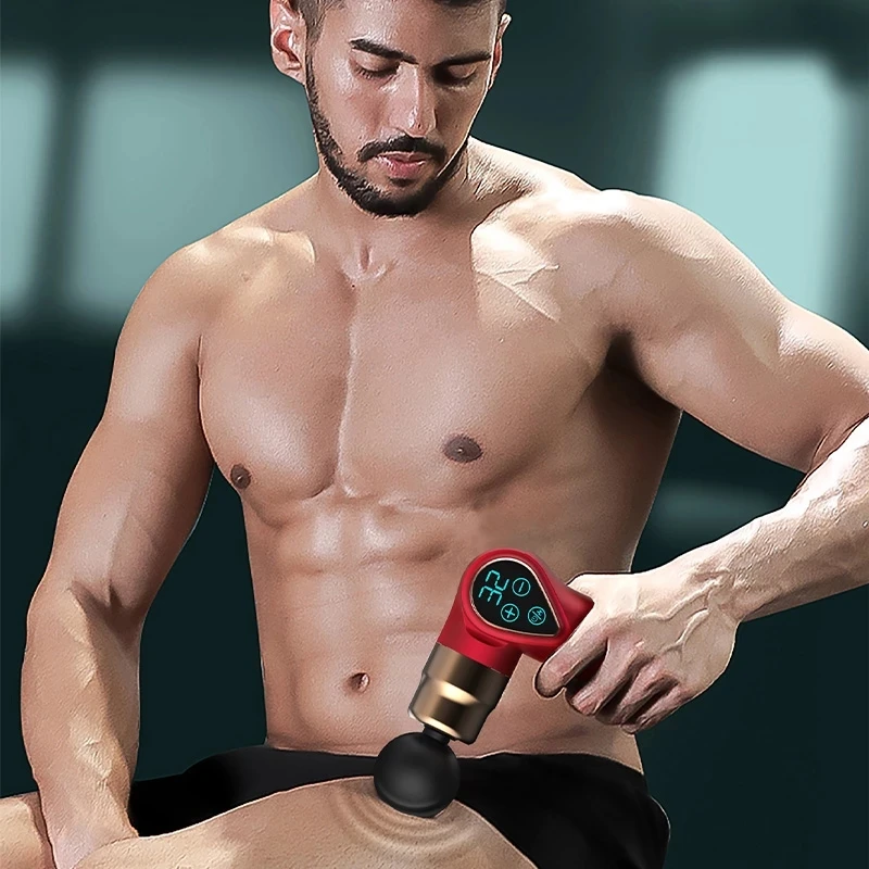 

Folding Hot Compress Mini Fascia Gun Electric Massager USB Pocket Massage Gun Muscle Relaxer Slimming Device Fitness Equipment