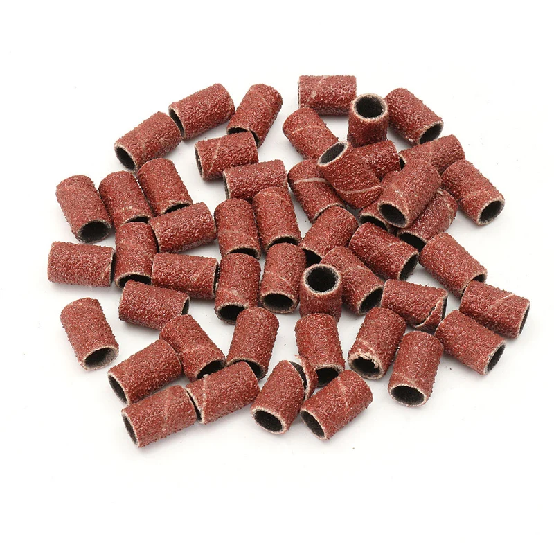 

100x For Polishing Tools Mandrels Drum Rotary W/ Bands Sanding Kit Tool Durable