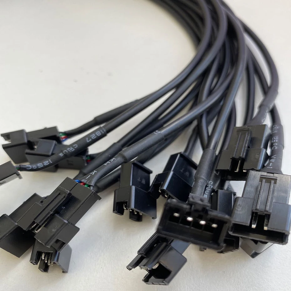 12 В/4 контакта 5 В/3 компьютерная материнская плата RGB светильник вой кабель