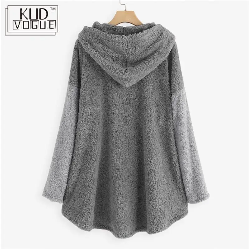 Женский фланелевый пуловер с капюшоном на весну и осень модная женская верхняя