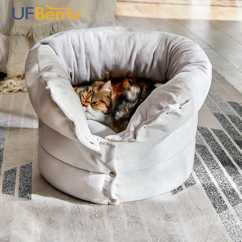 UFBemo N в 1 Кошка Кровать Дом Собака Kattenmand глубокая Спящая пещера домашние уютные