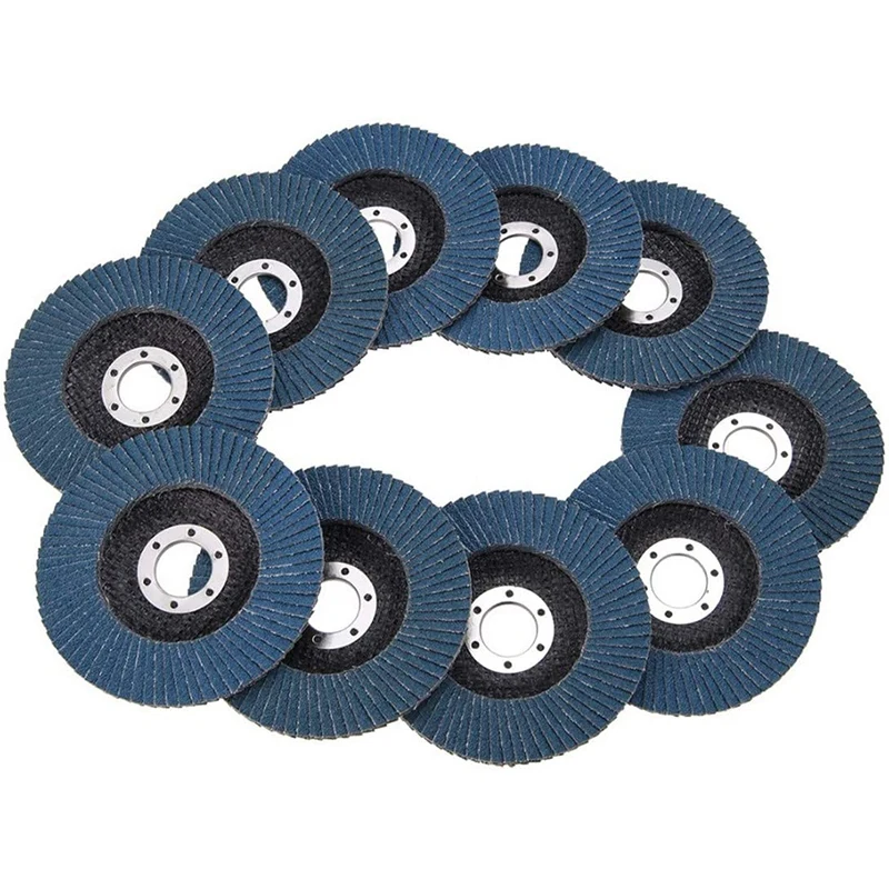 10 шт. диски с клапаном вентилятором шлифовальные листы абразивные зернистость 60
