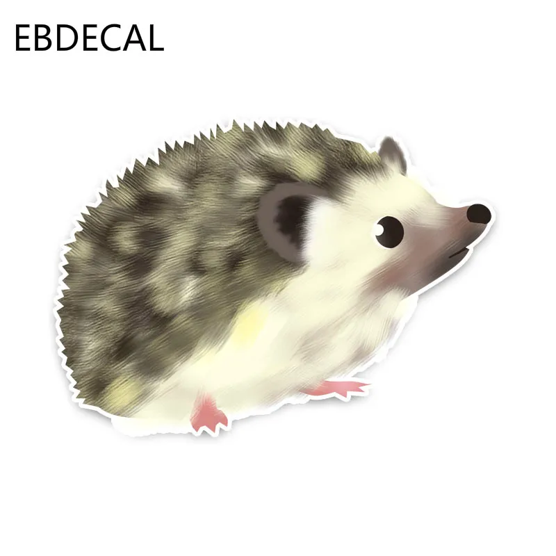 Ebdeckle стереоскопические милые животные Ежик ПВХ для Авто/бампер/окно/настенные