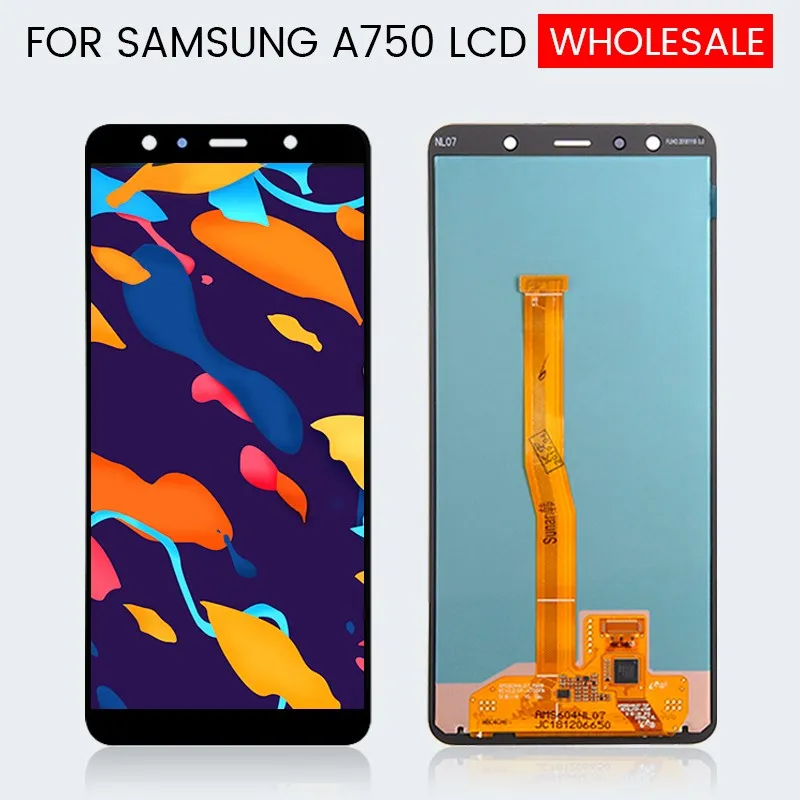 

Free Shipping For Samsung Galaxy A750 Lcd With Touch Screen Digitizer Assembly A7 2018 Display Panel With Tools