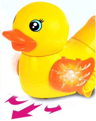 

lovely toy Plastic Sounding Educational Flashing Electronic Music Portable Lantern Cute Lovely Children Universal Rhubarb Duck