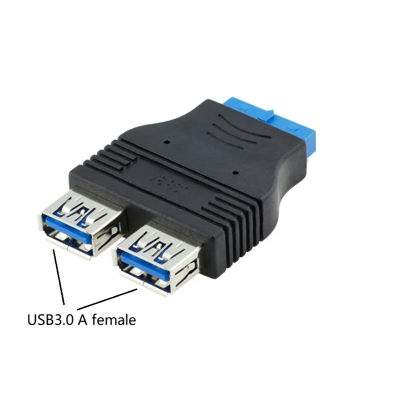 2 шт. адаптер с двумя портами USB 3 0 на материнскую плату|Соединители| |