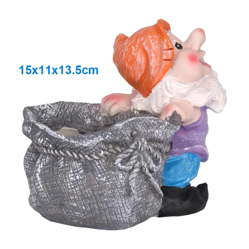 Статуя гнома сада украшения гном фигурка для газон животных Скульптура|Садовые