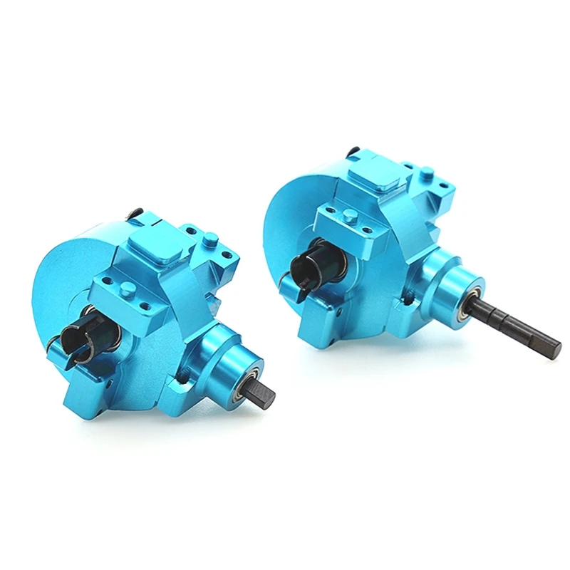 

Metal Front and Rear Gear Box Gearbox Assembly with Differential Gear for 1/10 HSP 94123 94103 94107 94111 RC Car