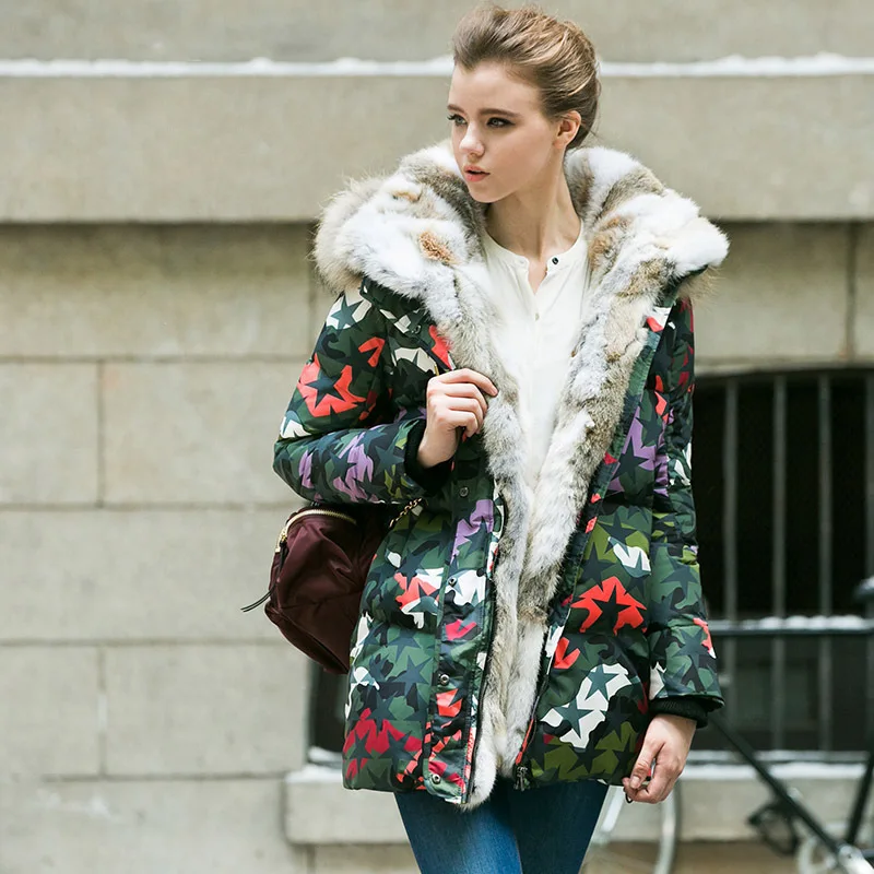 Женские хлопковые пуховики больших размеров зимняя парка из хлопка с