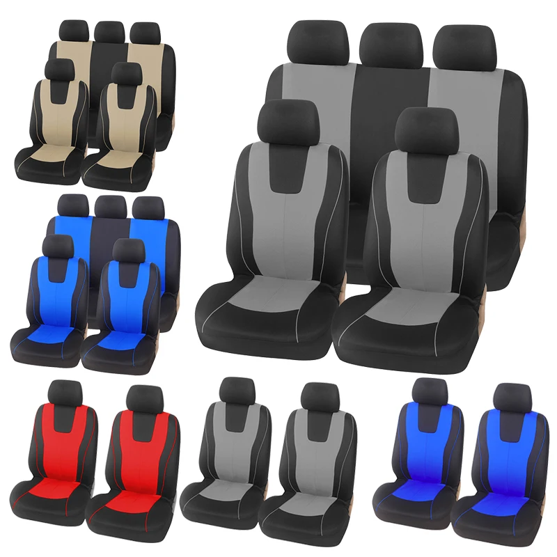 

4PCS And 9PCS Universal Car Seat Cover Suitable For Most Car Decoration And Protection Seats
