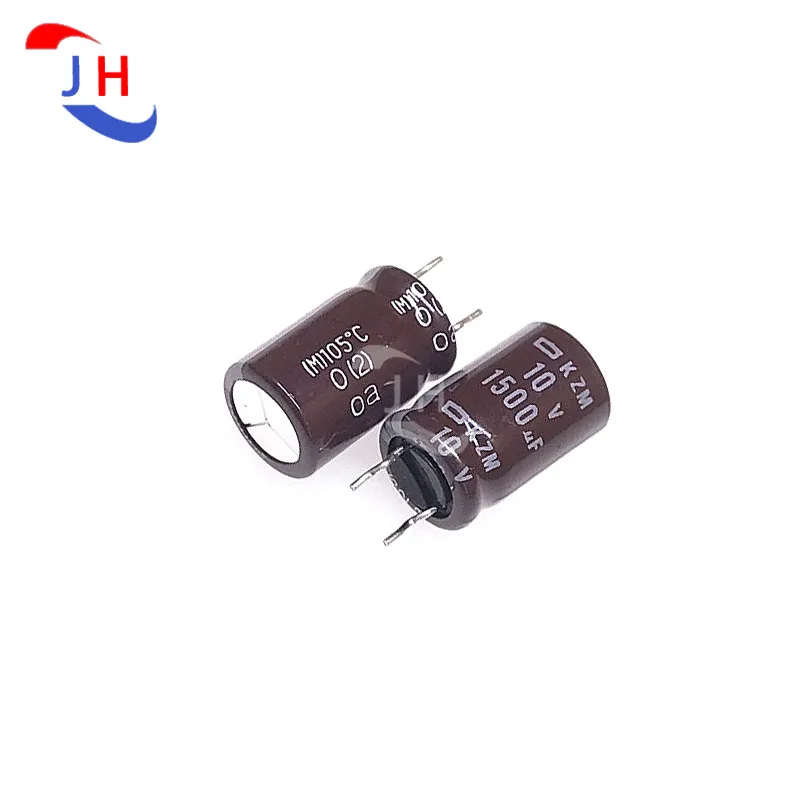 

10PCS Aluminum Electrolytic Capacitor 10v1500uf 10*16 KZM High Frequency Long life 5mm Pin Distance 10V 1500UF