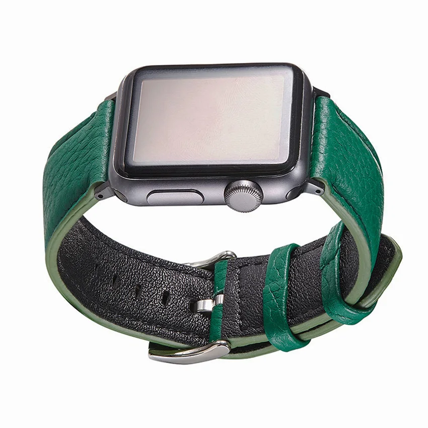 Ремешок для часов Apple Watch 44 мм ремешок из натуральной кожи iwatch 5 4 мягкой женщин