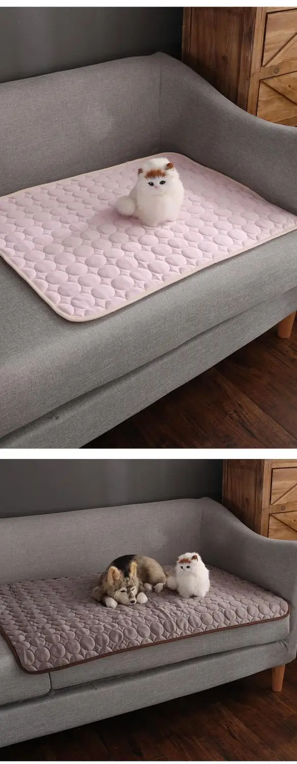 Летняя подкладка для домашних питомцев льда собак кошек товары животных|Дома