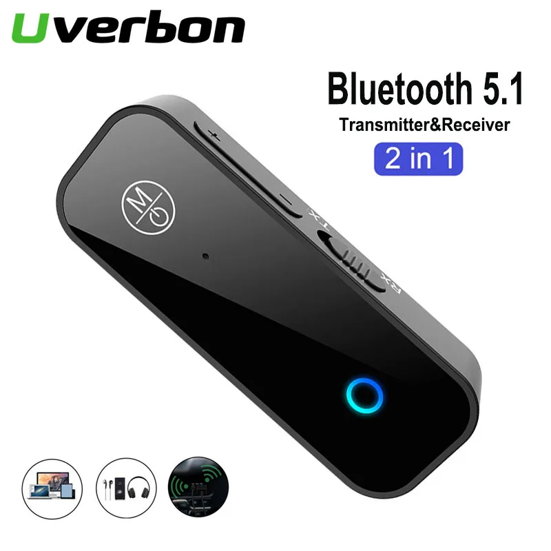 2 в 1 Bluetooth 5 передатчик приемник гнездо 3 мм аудио AUX адаптер петличный