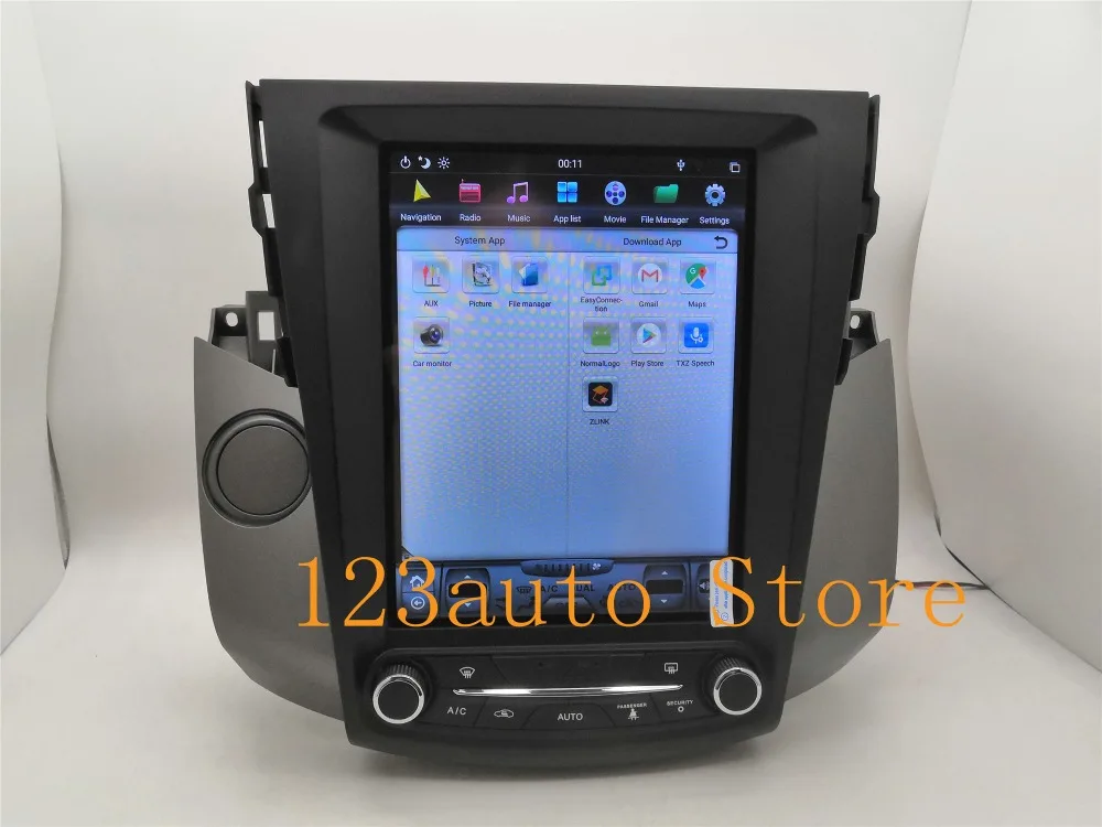 10,4 дюймов вертикальный Tesla стиль Android 8,1 автомобильный DVD gps плеер NAVI для toyota RAV4 RAV 4 2006 2007 2008 2009 2010 2011 2012 PX6