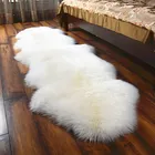 Мягкие неровные коврики из искусственной овечьей кожи для спальни, имитация шерсти, ковер для гостиной, журнального столика, дивана, напольный коврик, коврик для окон